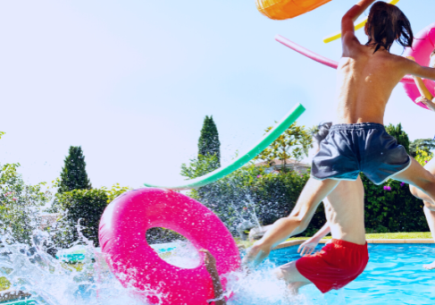 pool safety Facebook Post (1200 × 400 px)